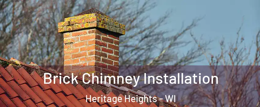 Brick Chimney Installation Heritage Heights - WI