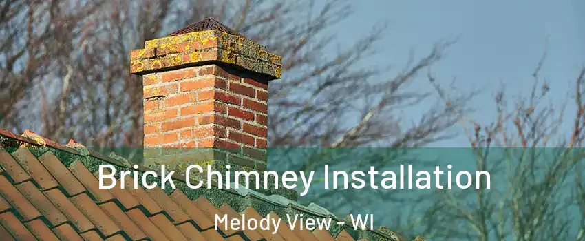 Brick Chimney Installation Melody View - WI