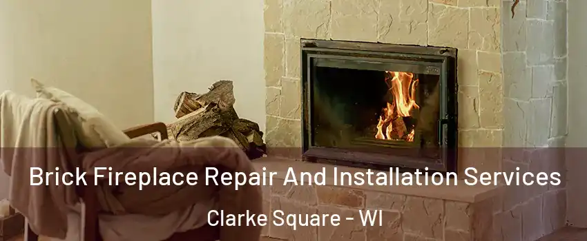 Brick Fireplace Repair And Installation Services Clarke Square - WI