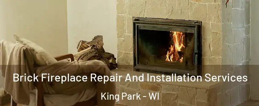 Brick Fireplace Repair And Installation Services King Park - WI