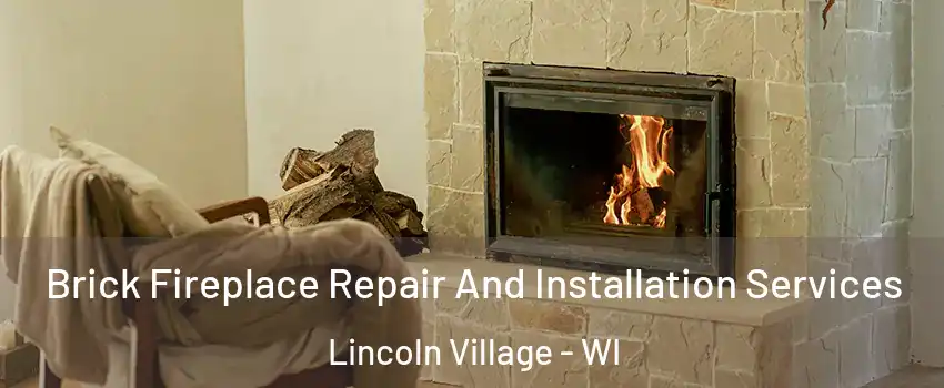 Brick Fireplace Repair And Installation Services Lincoln Village - WI