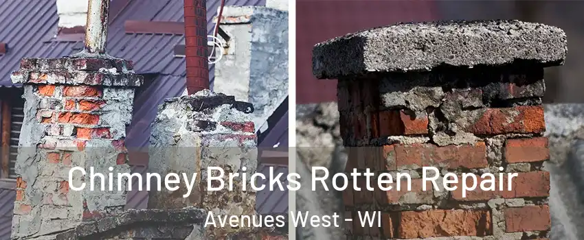 Chimney Bricks Rotten Repair Avenues West - WI