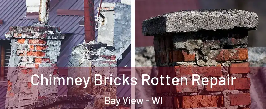 Chimney Bricks Rotten Repair Bay View - WI