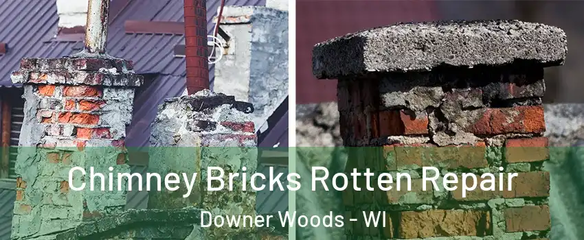 Chimney Bricks Rotten Repair Downer Woods - WI