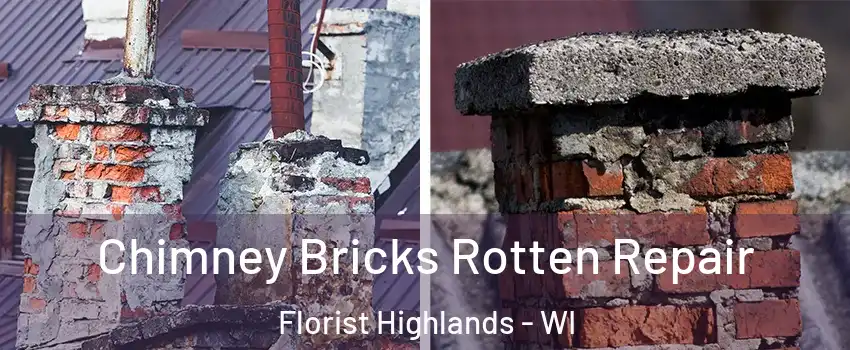 Chimney Bricks Rotten Repair Florist Highlands - WI