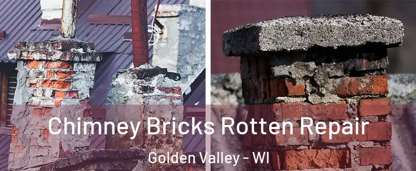 Chimney Bricks Rotten Repair Golden Valley - WI