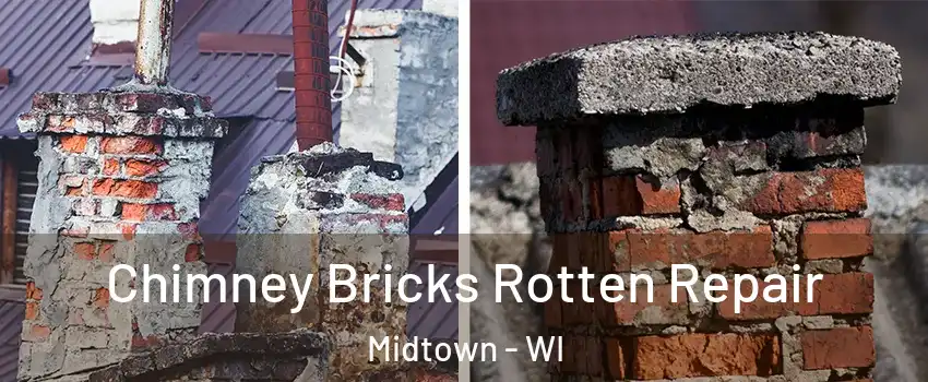 Chimney Bricks Rotten Repair Midtown - WI