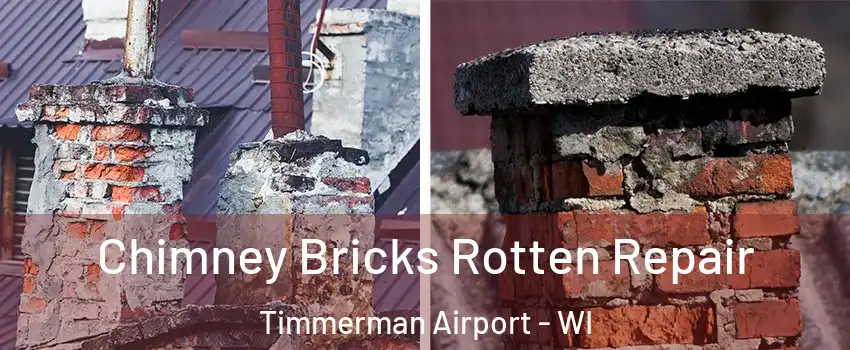 Chimney Bricks Rotten Repair Timmerman Airport - WI