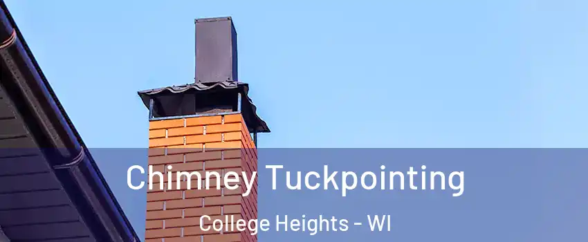 Chimney Tuckpointing College Heights - WI