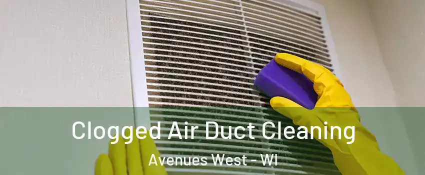 Clogged Air Duct Cleaning Avenues West - WI