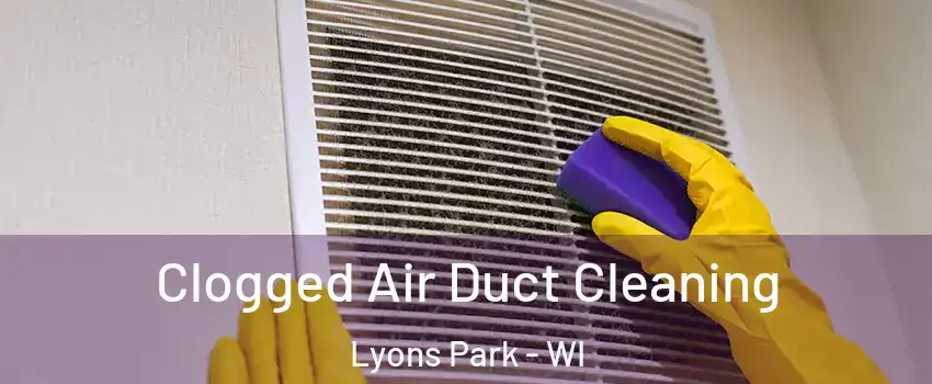 Clogged Air Duct Cleaning Lyons Park - WI