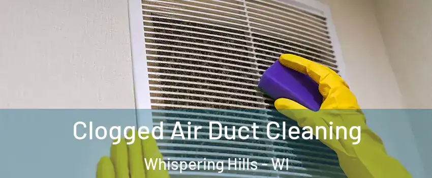 Clogged Air Duct Cleaning Whispering Hills - WI