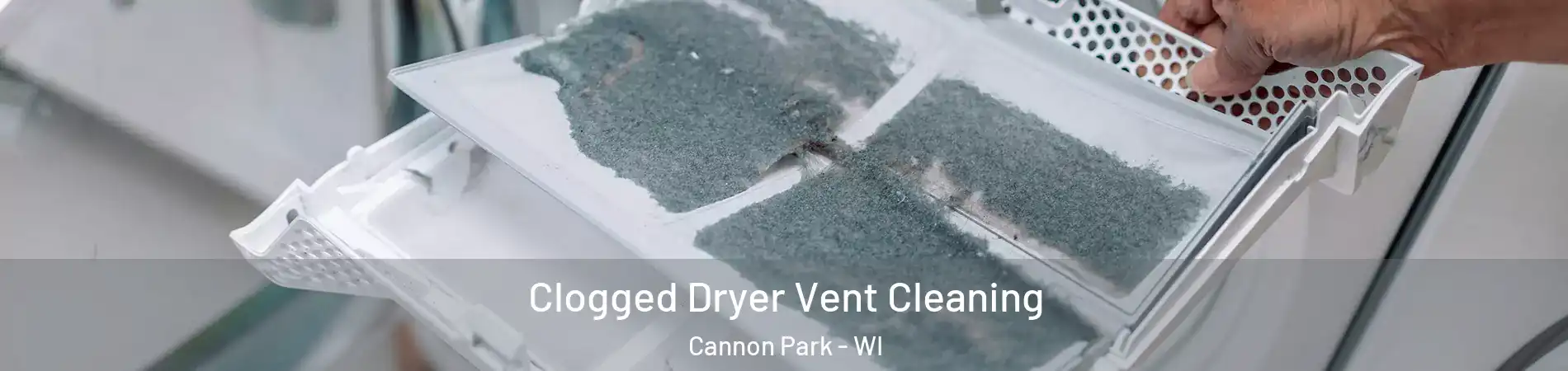 Clogged Dryer Vent Cleaning Cannon Park - WI