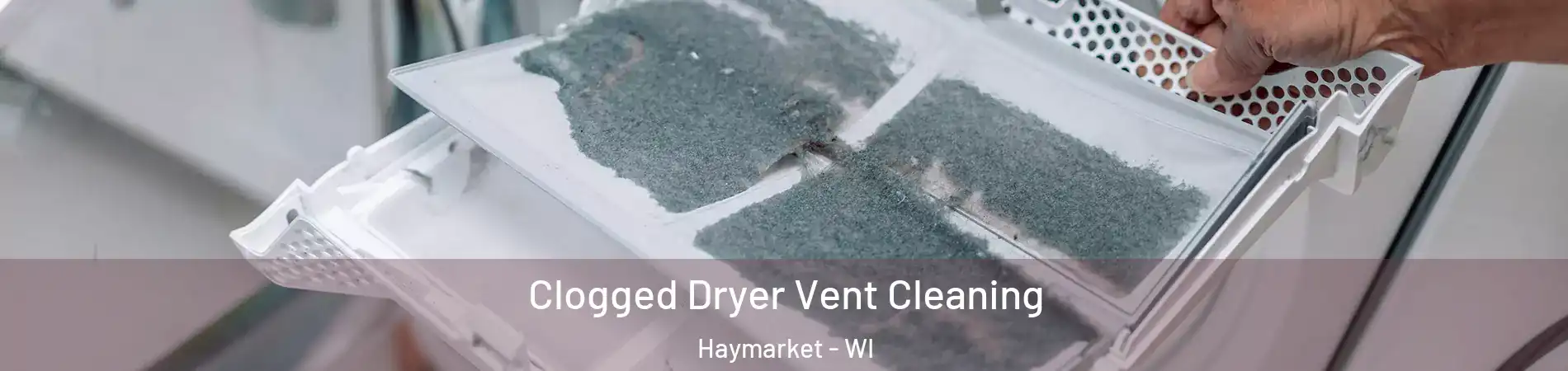 Clogged Dryer Vent Cleaning Haymarket - WI