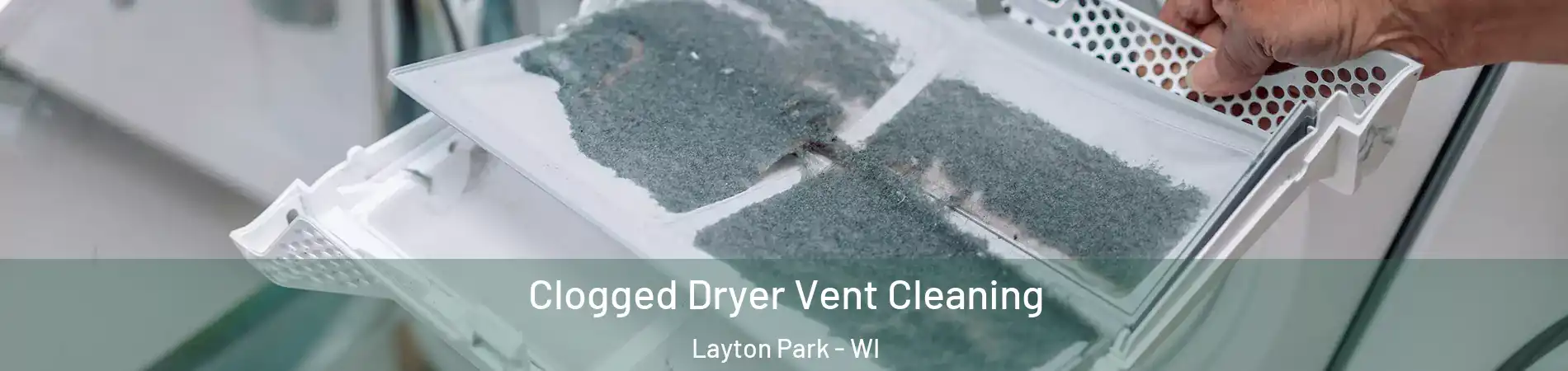 Clogged Dryer Vent Cleaning Layton Park - WI