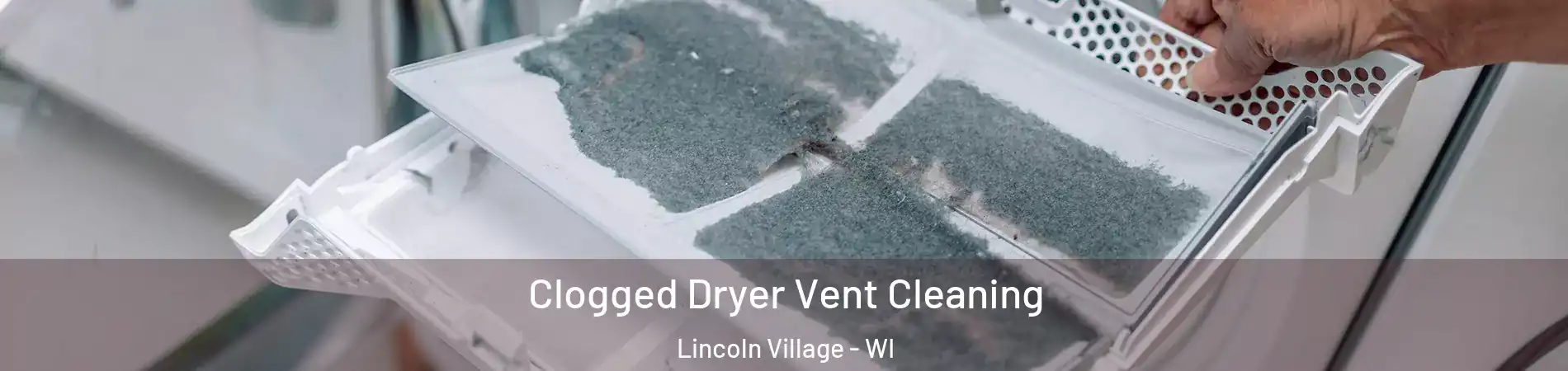 Clogged Dryer Vent Cleaning Lincoln Village - WI