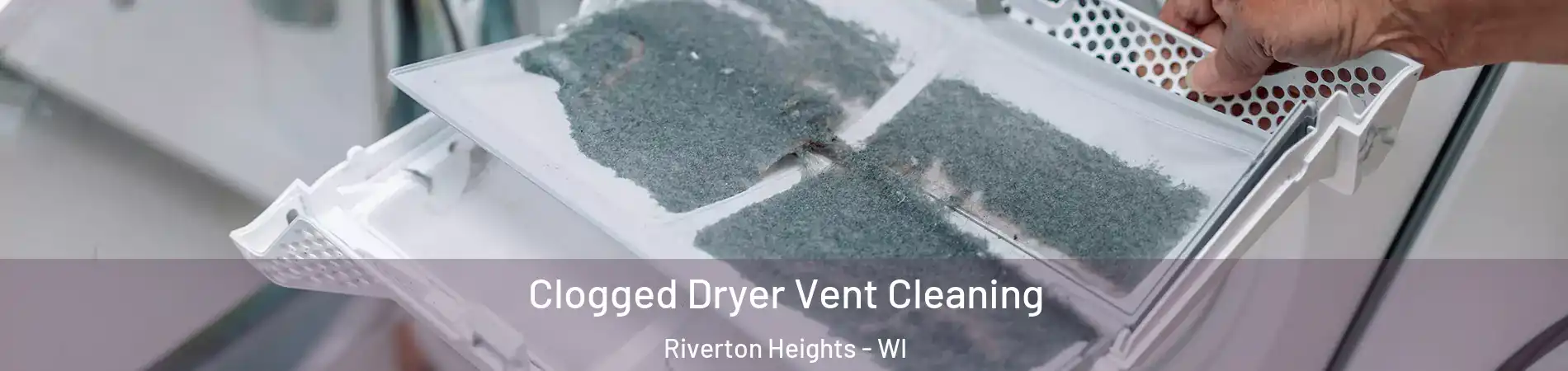 Clogged Dryer Vent Cleaning Riverton Heights - WI