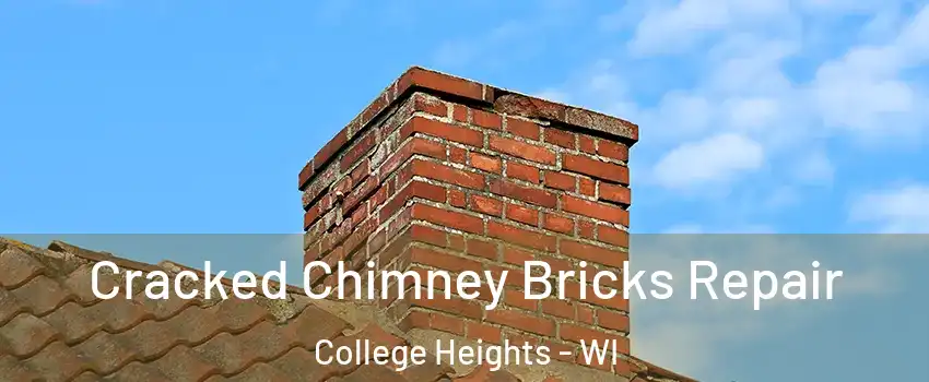 Cracked Chimney Bricks Repair College Heights - WI