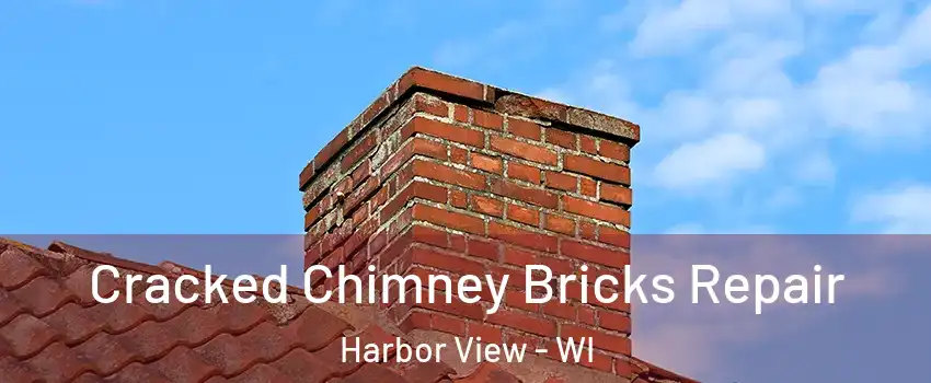 Cracked Chimney Bricks Repair Harbor View - WI