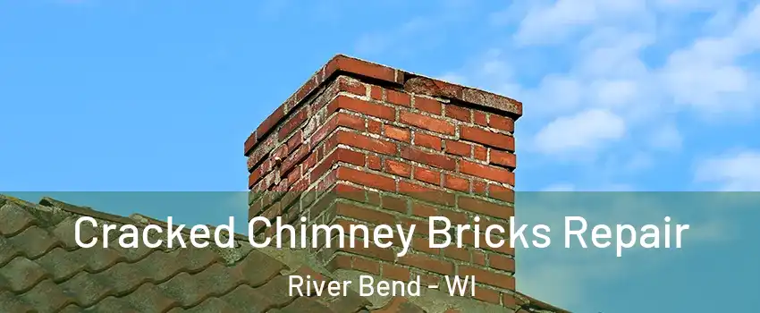 Cracked Chimney Bricks Repair River Bend - WI