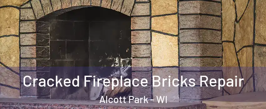 Cracked Fireplace Bricks Repair Alcott Park - WI