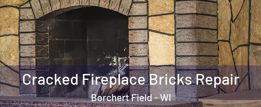 Cracked Fireplace Bricks Repair Borchert Field - WI