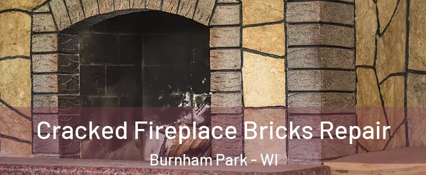 Cracked Fireplace Bricks Repair Burnham Park - WI