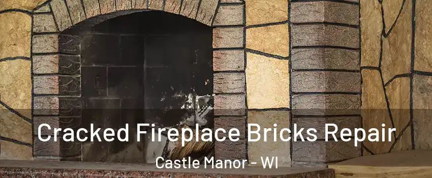 Cracked Fireplace Bricks Repair Castle Manor - WI