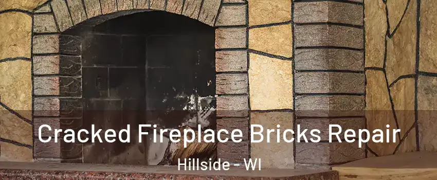 Cracked Fireplace Bricks Repair Hillside - WI