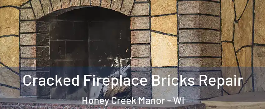 Cracked Fireplace Bricks Repair Honey Creek Manor - WI