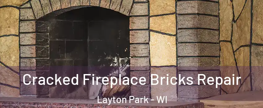 Cracked Fireplace Bricks Repair Layton Park - WI