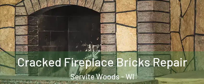 Cracked Fireplace Bricks Repair Servite Woods - WI