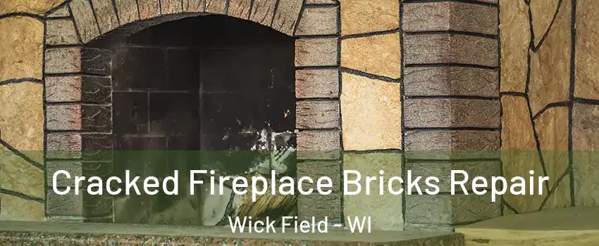 Cracked Fireplace Bricks Repair Wick Field - WI