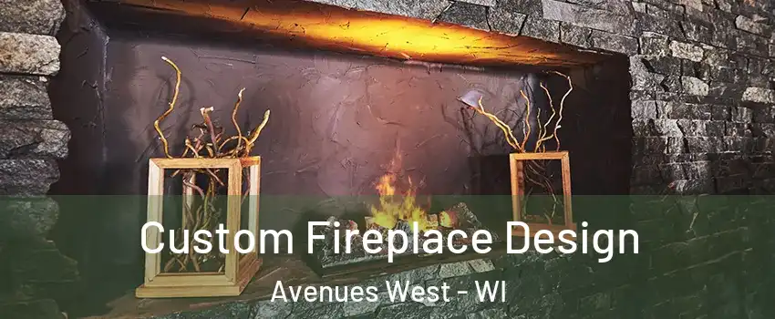 Custom Fireplace Design Avenues West - WI