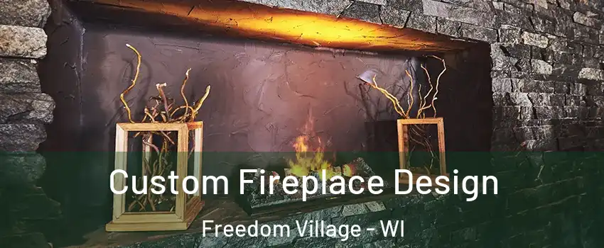 Custom Fireplace Design Freedom Village - WI