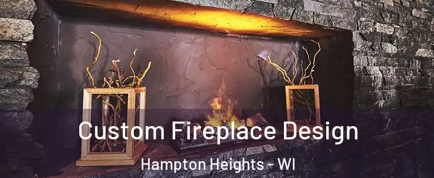 Custom Fireplace Design Hampton Heights - WI