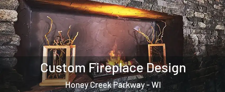 Custom Fireplace Design Honey Creek Parkway - WI