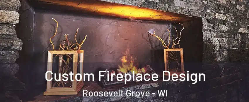 Custom Fireplace Design Roosevelt Grove - WI