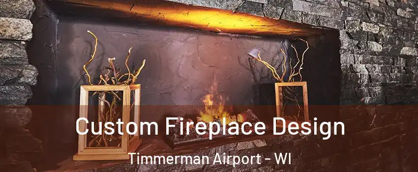 Custom Fireplace Design Timmerman Airport - WI