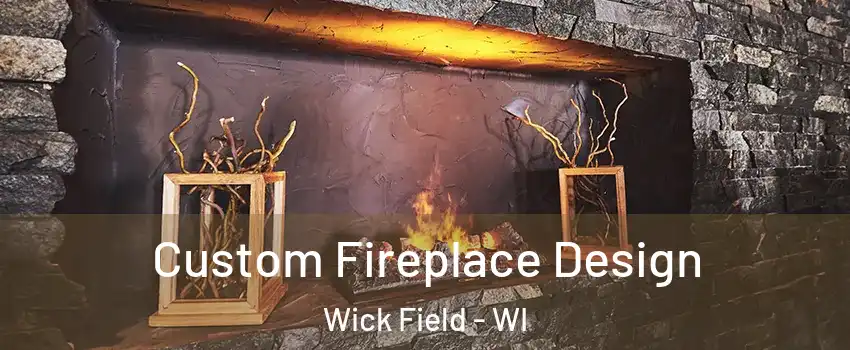 Custom Fireplace Design Wick Field - WI