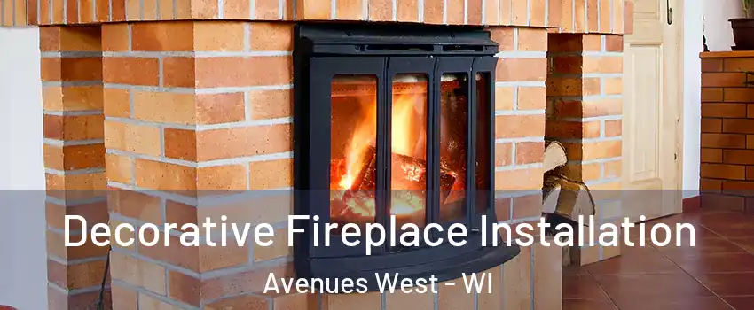 Decorative Fireplace Installation Avenues West - WI