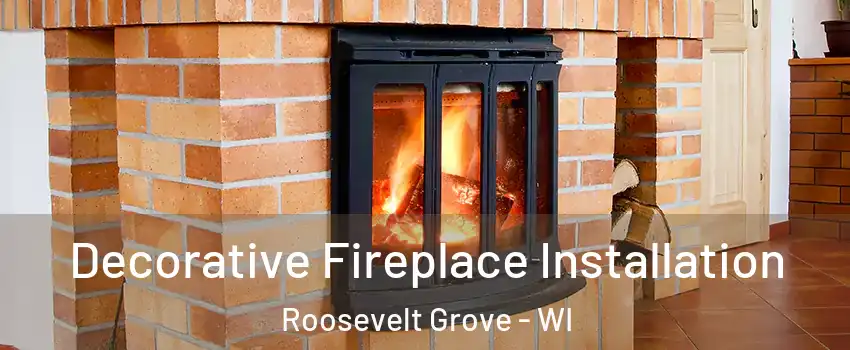 Decorative Fireplace Installation Roosevelt Grove - WI