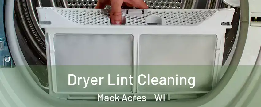 Dryer Lint Cleaning Mack Acres - WI