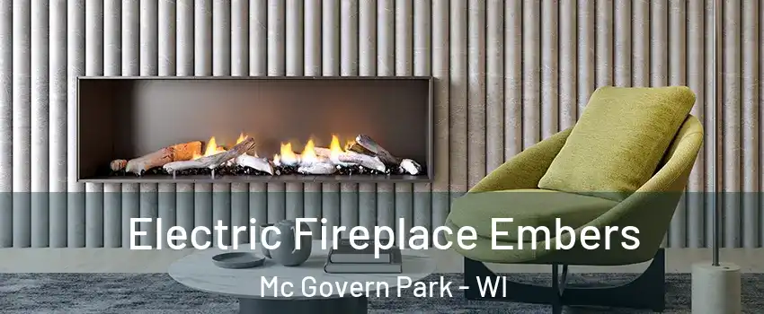 Electric Fireplace Embers Mc Govern Park - WI