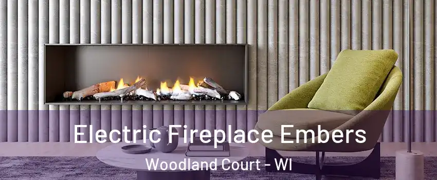 Electric Fireplace Embers Woodland Court - WI