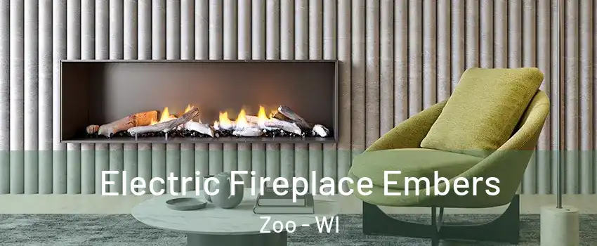 Electric Fireplace Embers Zoo - WI