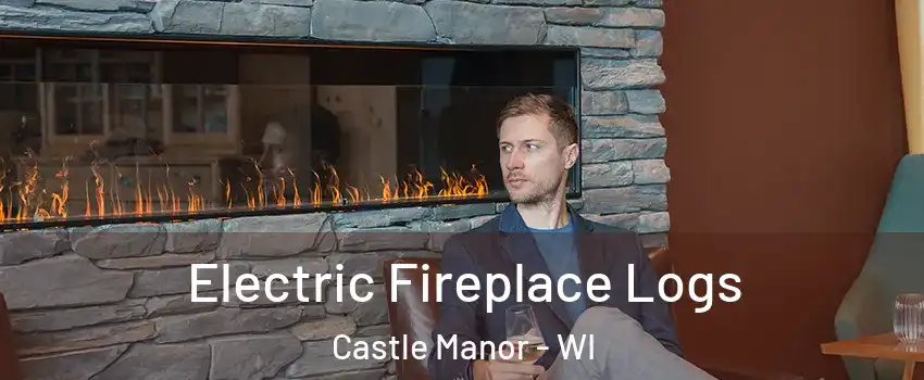 Electric Fireplace Logs Castle Manor - WI