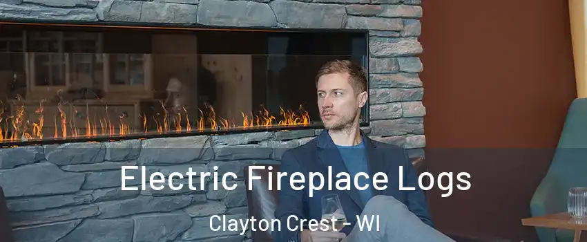 Electric Fireplace Logs Clayton Crest - WI