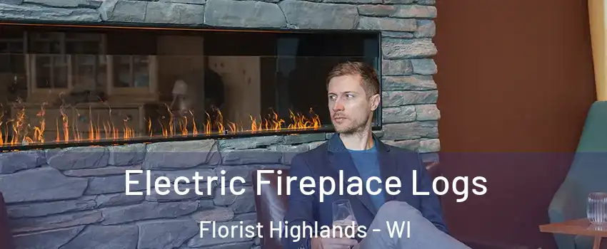 Electric Fireplace Logs Florist Highlands - WI