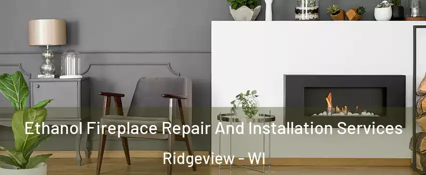 Ethanol Fireplace Repair And Installation Services Ridgeview - WI